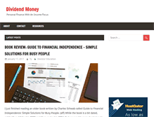 Tablet Screenshot of dividendmoney.com